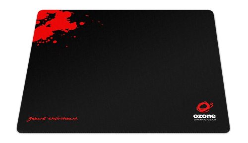 Ozone Ground Level S - Alfombrilla de rat  n  249 g  PC   negro y rojo
