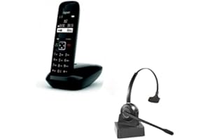 Cleyver - Téléphone sans Fil AS690 DECT et Casque Mono Cleyver ODHW10