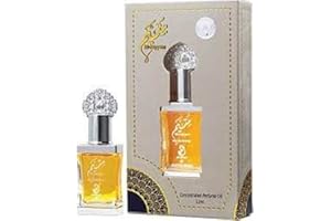 FRENCH ARABIAN PERFUMES Mutayyem konzentriertes Parfümöl, 12 ml, holzig, blumig, für Damen und Herren, mit Applikator-Stick