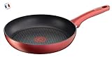 Tefal C6820602 Character Poêle Aluminium Rouge Surprise tous Feux dont Induction 28 cm