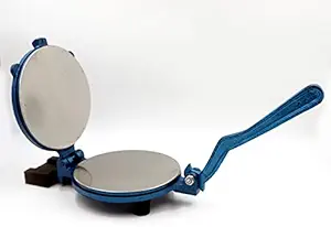 Suddal Heavy Quality Cast Iron Bid Puri Maker with Stanless Steel Sheet, Puri Press for Kitchen (6.75 inch)