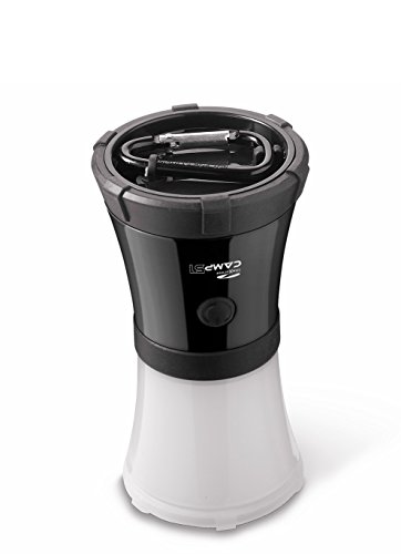 LiteXpress CAMP 51 Camping Laterne, schwimmfähig und wasserdicht bis 1 m IPX7, 1 Nichia Hochleistungs-LED, bis zu 200 Lumen ANSI FL1, Kunststoffgehäuse, schwarz LXL911001B - 3