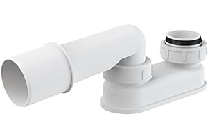 ALCAPLAST Sifone AB per Vasca da Bagno DN 50 - Ueberlaufgarnitur Extra Piatto - Lino iPhon