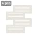 Produktbild SUPERLOVE Fußmatten 4 Stück Auto Leuchtende Aufkleber PVC Anti-Rutsch Mit Selbstklebenden Back Glow In The Dark