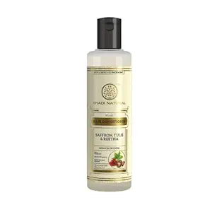 Khadi Natural Saffron Tulsi & Reetha Hair Conditioner 210ml|For Anti-Dandruff