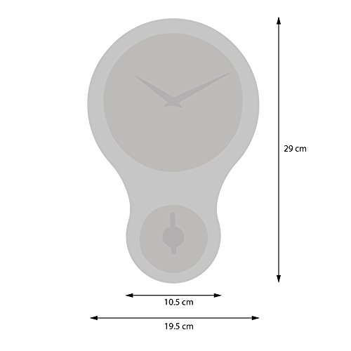 ProCook Retro-Wanduhr mit Timer, creme, dunkel - 3