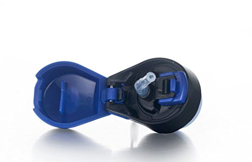 Kooyi Thermobecher aus Edelstahl 500 ml, Sports Isolierbecher Reisebecher mit eingebautem Stroh, 100% auslaufsicher (Blau) - 7