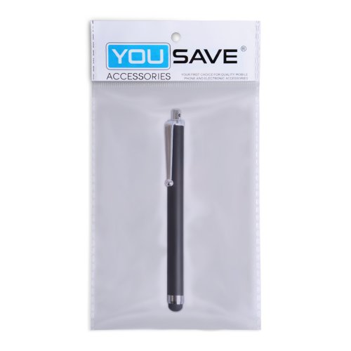 Yousave Accessories TM Samsung Galaxy Tab 10.1 Schwarz Griffel Stift Für Touch Screen – Zubehör Paket - 2