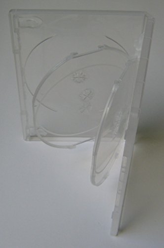 Kronenberg24 Profi DVD Hüllen 6fach 15mm transparent – 10 Stück - 2