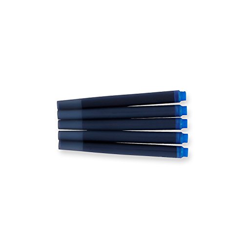 Parker Tintenpatrone Quink 4 Packung mit 5 Stück, königsblau