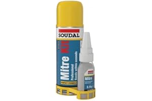 Soudal 2C - Kit de pegamento superadhesivo profesional (50 g, ciano y activador de 200 ml)