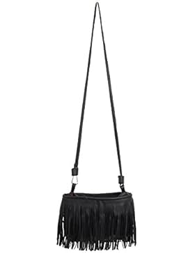 Hrph Frauen Quaste Umhängetasche Schultertasche Clutch Messenger Satchel