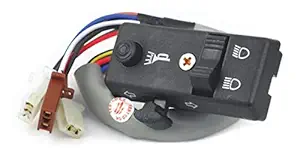 Uno Minda SW-0652A Handle BAR Switch- Right Side - Light Horn & Indicator (with 3 Wire COUPLERS) For-3W - Mahindra Champion ALFA - PASSANGER - 2007 Model