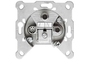 GIRA Serie Standard 55 - reinweiß glänzend (EDS 322F) Twin-SAT-Antennen - Zubehör