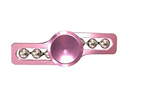 HaoYiShang Aluminium Alloy EDC Hand Spinner Fidget Killing Time Toys for Children and Adults Best Stress Anxiety and Boredom Relieves with Ceramic Bearing (pink)