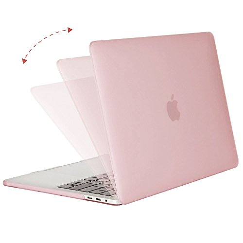 MOSISO MacBook Pro 15 Hülle 2016 – Ultra Slim Hochwertige Plastik Hartschale Tasche Schutzhülle Snap Case für NEUESTE MacBook Pro 15 Zoll (2016 Freisetzung) A1707 mit Touch Bar and Touch ID, Rose - 4