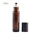 Produktbild 12 Stück 10 ml/je Glasroller-Flaschen mit Edelstahl-Roller für ätherisches Öl, Parfüm-Roller, Kosmetik-Werkzeug