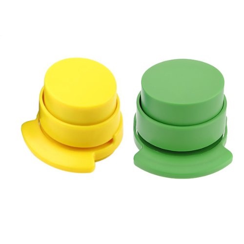 TOOGOO R  3 x Grapadora sin Grapa Encuadernacion de Papel Papeleria Oficina