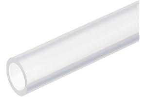 TA-VIGOR Silicone Tube 10mm ID x 14mm OD, 1m / 3.28ft Length Flexible Food Grade Silicone Rubber Tubing Water Air Hose Pipe for Pump Transmission Clear