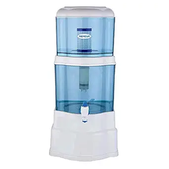 NEXQUA Dew Non-Electric Ultra Filtration (UF) Based Gravity Water Filter and Purifier With 14 Litre (7+7 Litre Combined) Storage and Plastic Tap (UF Gravity)