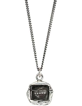PYRRHA Unisex-Kette Oxidiertes Silber 46cm