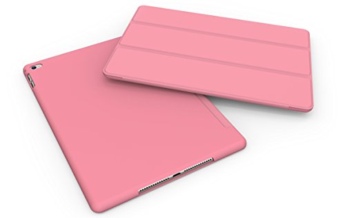Khomo iPad Air 2 Hülle Case Rosa Gehäuse mit doppelten Schutz ultra dünn und leicht, Smart Cover – Dual Pink - 2