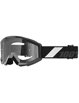 100% Kids Crossbrille The Strata Neon Yellow - Klar