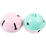 Skyeye Zubehör Anhänger，Zweifarbiger Glocken(Grün Rosa)