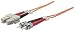 Produktbild intellinet 472586 Glasfaser LWL Fiber optic Kable "duplex ST/SC (50/125) OM2" 20m orange