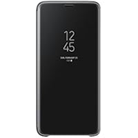 Samsung Clear View Standing Cover - Funda para Galaxy S9+, Color Negro