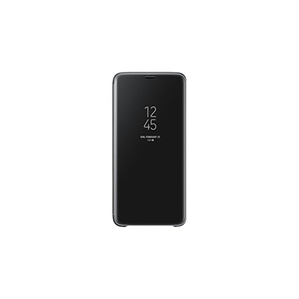 Samsung Clear View Standing Cover - Funda para Galaxy S9+, color negro