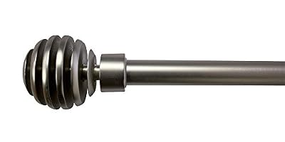 Trim&Tram 5800/006 C196 Soho Kit de Tringle Extensible Nickel Mat 110 à 210 cm