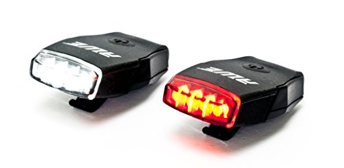 AWE® AWEMicro™ Wiederaufladbare Silikon USB 2.0 4 LEDs Lichts 50 Lumen Schwarz - 3