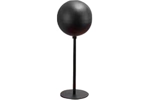 QISUO Helmet Rack, Motorcycle Helmet Holder Metal Hat Storage Rack Floor-Mounted Helmet Hanger Display Stand for Helmets Hats Caps Wigs