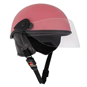 Sage Square Adjustable Junior Helmet for Kids Baby Safety and Comfort (3-12 Years) (Pink Glossy)