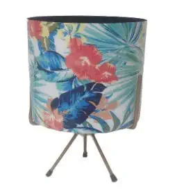 Cylindrical Shape Metal Pots with Stand | Table Planter, Flower Planter Home Decor Planter - Multicolor