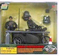 Peacekeepers Military Figures and Bike Sidecar