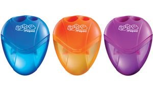 Book's Cover ofMAPED Taillecrayons IGloo 2 trous Jaune Violet OU Bleu