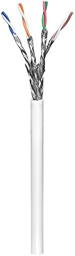Preisvergleich Produktbild CAT 6 Patchkabel 4x2xAWG27 / 7 S / FTP , flexibel 100m weiss