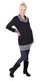 Be! Mama – 2in1 Umstandspullover, Sweatshirt, Still-Pulli, hochwertige Baumwolle, Modell: NELLA - 2
