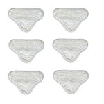 NEW SET OF 6 MICROFIBRE STEAM MOP FLOOR WASHABLE REPLACEMENT PADS FOR H2O H20 X5