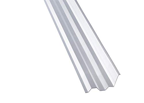 Preisvergleich Produktbild Maueranschluss für Wellplatten PVC Trapez 70 / 18 Wandanschluss Profilplatten Lichtplatten