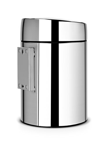 Brabantia 477560 Slide Bin de luxe Wandkosmetikeimer 5 L, brilliant Steel - 2