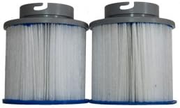 2 x MSpa Filter Cartridges for M Spa Bubble models B110 Blue Sea, B110 Golden Sand, B120, B130 Camaro And B140 Elegance