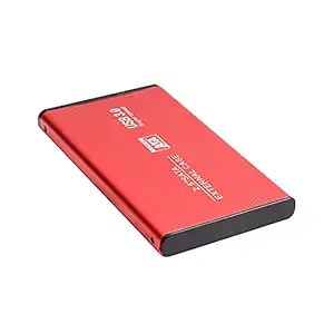 Decdeal 2.5'' USB 3.0 External Hard Drive PortableD High Transmitting Speed Plug&Play for Desktop/Laptop (160GB) Red