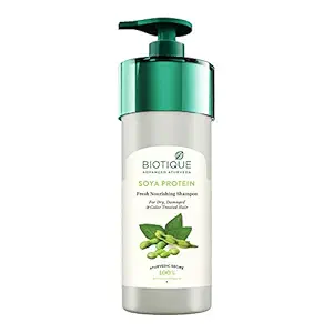 Biotique Bio Soya Protein Fresh Nourishing Shampoo For Dry, Damaged and Color Treated Hair, 800ml