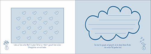 Geschenk für großen Bruder: „kleiner Bruder + großer Bruder“-Buch (Öko, Recycling-Papier, Erinnerungsalbum/ Fotoalbum für Geschwister zur Geburt) - 2