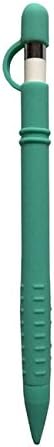 Rescady Pencil Skin Case Sleeve with Nib Cover for 9.7,10.5 and 12.9 Inch iPad Pro Apple Pencil (Green)