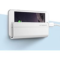 STRIFF Wall Mount Phone Holder with Adhesive Strips, Charging Holder Compatible with iPhone, Smartphone and Mini Tablet…