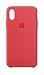 Produktbild Apple Silikon Case (iPhone X) - Himbeerrot